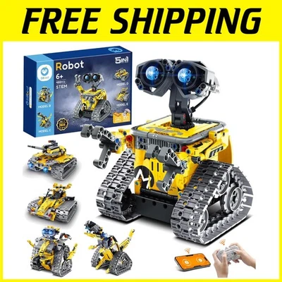 Robotics Building Kit for Boys 8+, Features 5-in-1 Models - 488 Pieces Included - Image 1 of 4
