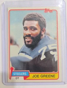 1981 Topps #495 Joe Greene Pittsburgh Steelers EX - Foto 1 di 2