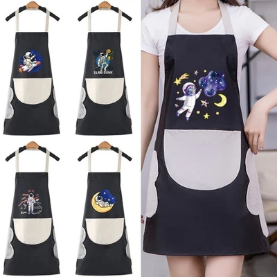 Astronaut Unisex Erwachsene Schürze Kochen Backen Küche BBQ Catering Kochschürze - Bild 1 von 4