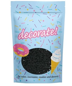 decorate! Halloween Edible Black Bats Cake Topper Sprinkles Decorations 400g - Picture 1 of 3