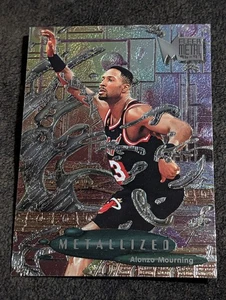 1996-97 Fleer Metal Alonzo Mourning Metalized #226 Miami Heat Basketball Card - Bild 1 von 2