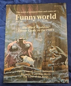 50 Years of Disney Review a Look At The 80s The Black Cauldron Funnyworld #20 - Picture 1 of 6