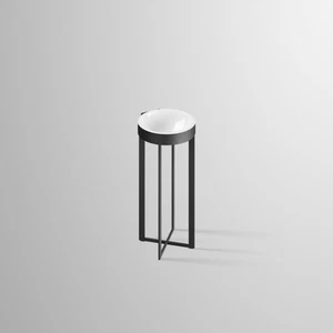 Alape Säulenwaschtisch WT.RX400.CR, B:397mm, H:900mm, T:427mm, Mulde rund - Bild 1 von 2