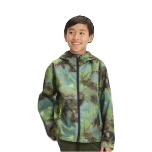 All in Motion Kids Olive Green Hooded Full Zip Windbreaker Sz: S NWT $25 - Picture 1 of 11