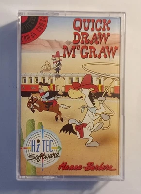 QUICK DRAW McGRAW - Rare Hi-Tec - Commodore 64 C64 C128 - TESTED See photos - Image 1 of 4