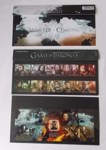 ROYAL MAIL GB GAME OF THRONES 551 + KLEINBOGEN PRÄSENTATIONSPAKET 2018 POSTFRISCH - Bild 1 von 4