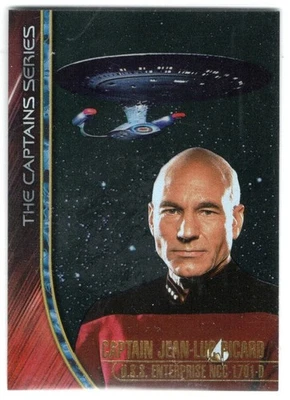 STAR TREK THE NEXT GENERATION SEASON 7 CAPTAIN'S CARD 2OF4 CAPT JEAN-LUC PICARD  - Image 1 of 2