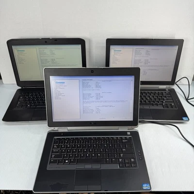 LOTE DE 3 Portátiles Dell E6430 y E5430 14" i7-3520M i5-3340M COMO ESTÁN BOTAS INCOMPLETAS Foto 1 de 4