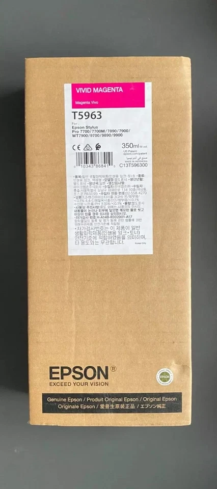 Tinta Epson Original - T5963 VIVID MAGENTA / STYLUS PRO 7700 7900 NUEVA SELLADA Foto 1 de 1