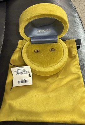 PENDIENTE RUNNING GUCCI G ORO 18k NUEVO Foto 1 de 3