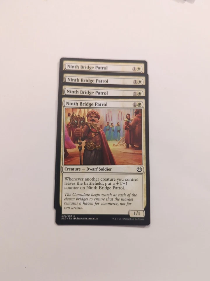 (4) Ninth Bridge Patrol *PLAYSET* Kaladesh Regular NM MTG - Image 1 of 1