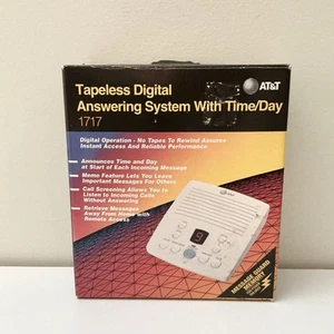 AT&T 1717 Digital Answering Machine With Time And Day Tested Works - Zdjęcie 1 z 3