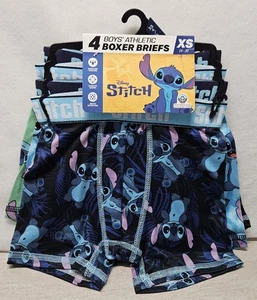 Disney Stitch Slip Boxer Ragazzo Intimo, Confezione da 4, Taglie XS (4-5) - Foto 1 di 12