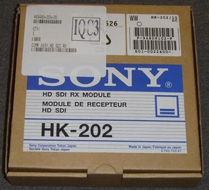 Sony HD SDI RX Module HK-202 BRAND NEW p/n : 463490-001-00, s01-0022397-9 - Picture 1 of 3