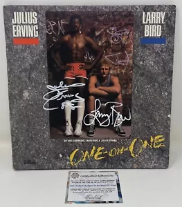 LARRY BIRD & JULIUS ERVING Dr. J Signed One on One 1983 Commodore Video Game COA - Picture 1 of 8