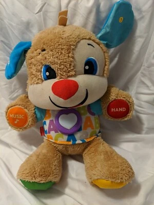 Juguete interactivo de peluche Fisher Price Laugh And Learn Love To Play cachorro perro Foto 1 de 3