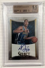 2012-13 SELECT ANTHONY DAVIS RC ON CARD AUTO # / 149 BGS 9.5/10 LAKERS ROOKIE