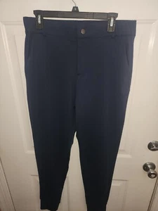 Soothfeel Men's Golf Pants with 5 Pockets Slim Fit Stretch Navy Blue Size L 🔥 - Picture 1 of 15