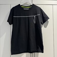 Cyberdog Men’s T-shirt Goth Black Short Sleeve Size M