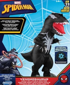 Spider-Man Venomosaurus Venom Adult Inflatable 7ft Dinosaur Costume HALLOWEEN  - Picture 1 of 6