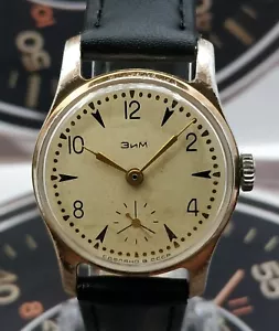Military Vintage Men's Watch Pobeda ZIM 1954s USSR Mechanical Retro Soviet ⭐ - Picture 1 of 24