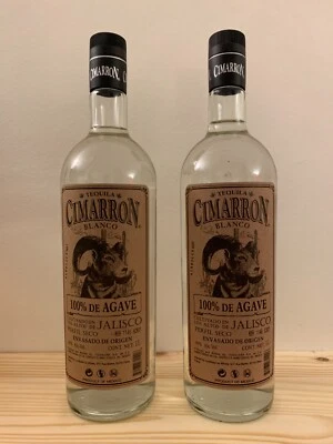 Deux bouteilles de Tequila, Cimarron Blanco, 100cl, 40% - Photo 1/4