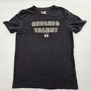 Under Armour Endless Talent Loose Black Short Sleeve T-Shirt Youth L - Picture 1 of 8