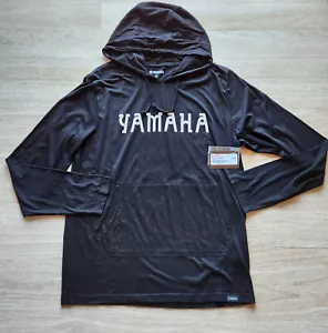 NWT Yamaha Pullover Hoodie T-Shirt Lightweight Long Sleeve Pocket Men's XL - Picture 1 of 6