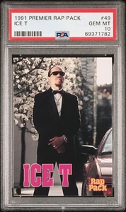 Ice T Ice-T 1991 Premier Cards The Rap Pack #49 PSA Gem Mint 10! - Picture 1 of 4