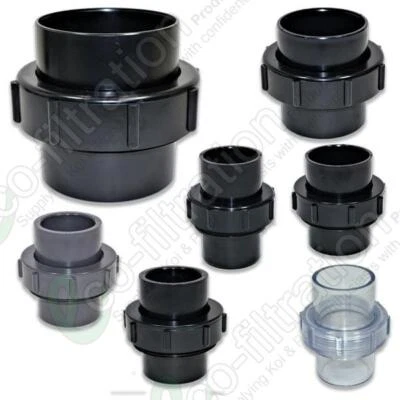 ECO-FILTRATION Demontierbar 2 Zoll 50mm Fitting Lösemittel Schweißrohrverschraubung & weitere Größen Koi Teich