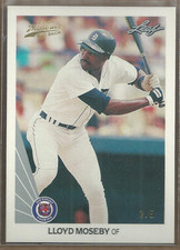 2012 Leaf Memories 90 Leaf Buyback Gold #377 Lloyd Moseby /5 