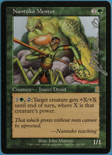 Nantuko Mentor Odyssey PLD Green Rare Artist Signed CARD (s42704) ABUGames