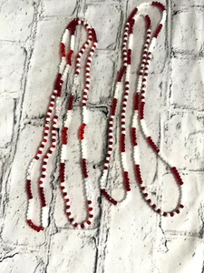 Halsband Eleke Shango Orisha Cristal Santeria Yoruba Religion Ifa Chango Halskette - Bild 1 von 3