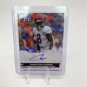Christian Harris 2022 Pro Set Leaf #PSA-CH3 Rookie Auto Houston Texans RC - Picture 1 of 2