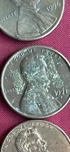 1977 D Lincoln Memorial Error Penny Uncleaned circulated Rare Collectors Coin - Picture 1 of 12