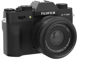 Fujifilm X-T30 II + 18-55mm Lens Kit Black - 3 Years Aus Warranty - Picture 1 of 4