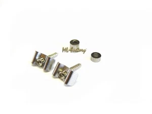 2 Stk. Butterfly String Tree / Saitenniederhalter ML-Factory® für Gitarre, chrom - Bild 1 von 1