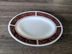 PLATO OVALADO DE VIDRIO DE COLECCIÓN PYREX SARTENES Y CUCHARAS PARA RESTAURANTE ENVÍO GRATUITO A EE. UU. - Imagen 1 de 4