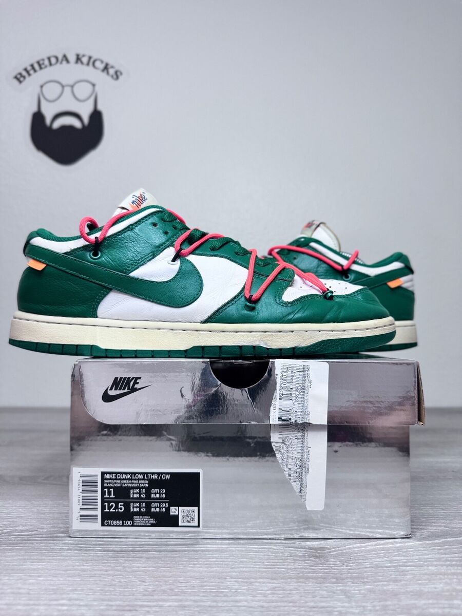 Nike Dunk Low x OFF-WHITE Pine Green 2019 for Sale Nike Dunk Low x OFF-WHITE Pine Green 2019 for Sale