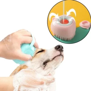 Silicone Bath Brush For Dogs and Cats - Picture 1 of 13