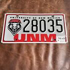 2019 University of New Mexico Lobos License Plate Tag # 28035