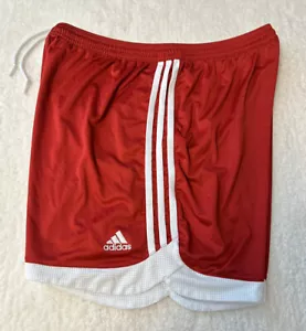 Germany Soccer Football Team 2008/2009 Red Shorts Rare ADIDAS 613850 Mens Sz XL - Picture 1 of 13