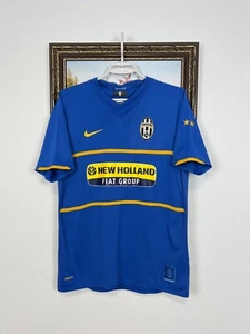 Juventus Away football shirt 2007 Soccer Nike Maglia Blue Mens Jersey Size S - Picture 1 of 16
