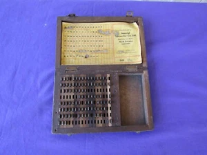 Imperial Typewriter Company 1/8" and 1/16" Interchangeable Steel Marking Stamps - Picture 1 of 15