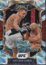 MAX HOLLOWAY-No.97 (SCOPE PRIZM-CONCOURSE)-2021 PANINI-SELECT UFC CARD