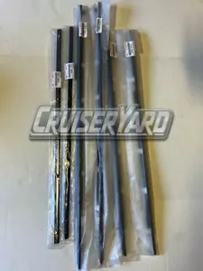 New OEM Toyota Land Cruiser LX450 Complete Set of Window Belt Moulding 6 pc Kit - Picture 1 of 1