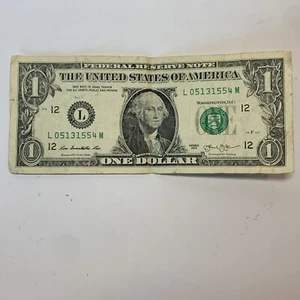 1 $ One Dollar Schein Datum Note (L 05131554 M) 13. Mai 1554 Earldom Kildare Irland - Bild 1 von 2