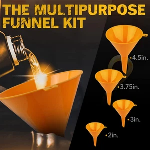 19 PCS No-Spill Coolant Funnel Kit Radiator Funnel burping kit funnels for Fi... - Picture 1 of 12