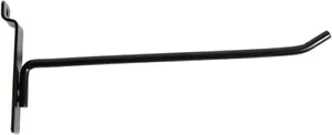 50 ganchos metálicos de clavija de listones negros de 8" para exhibición de pared de listones tubería de 6 mm de diámetro - Imagen 1 de 15