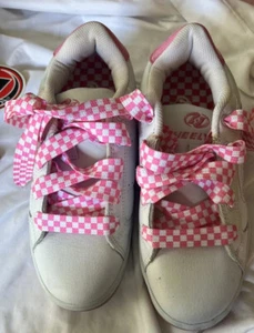 Heelys Bliss 2 Girls White/pink Shoes Size 5 - Picture 1 of 9